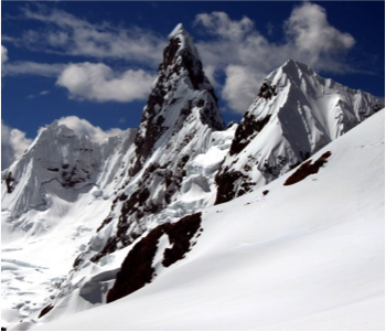 Mount Cayesh in Peru